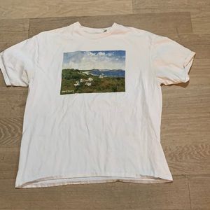 NWOT Mens Blue & Cream T Shirt